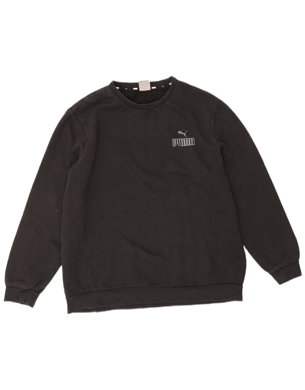 Puma Herren Sweatshirt Pullover XL Schwarz Baumwolle