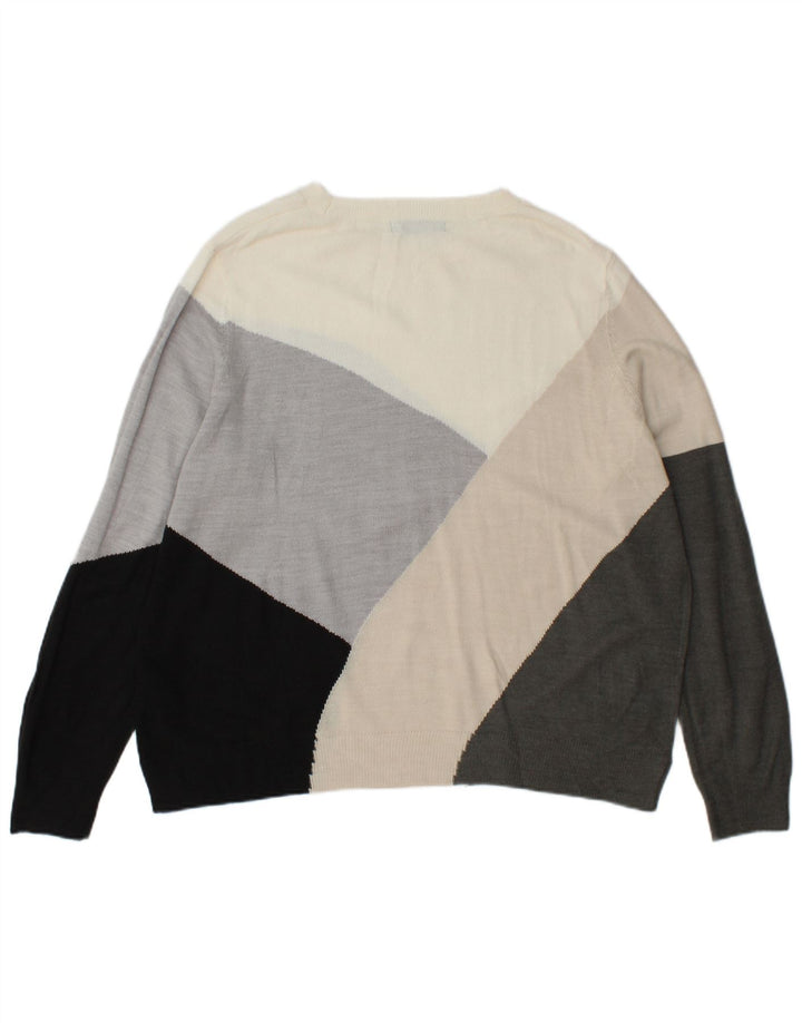 Marks & Spencer Damen-Pullover mit U-Boot-Ausschnitt, Gr. 16, Grau