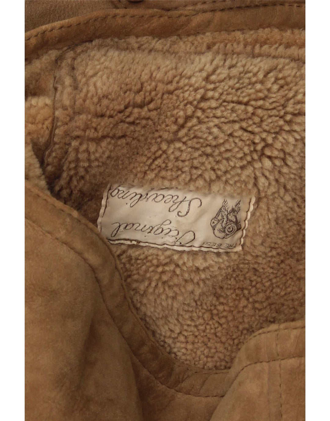 Everest Herren Shearling Jacke IT 54 2XL Beige
