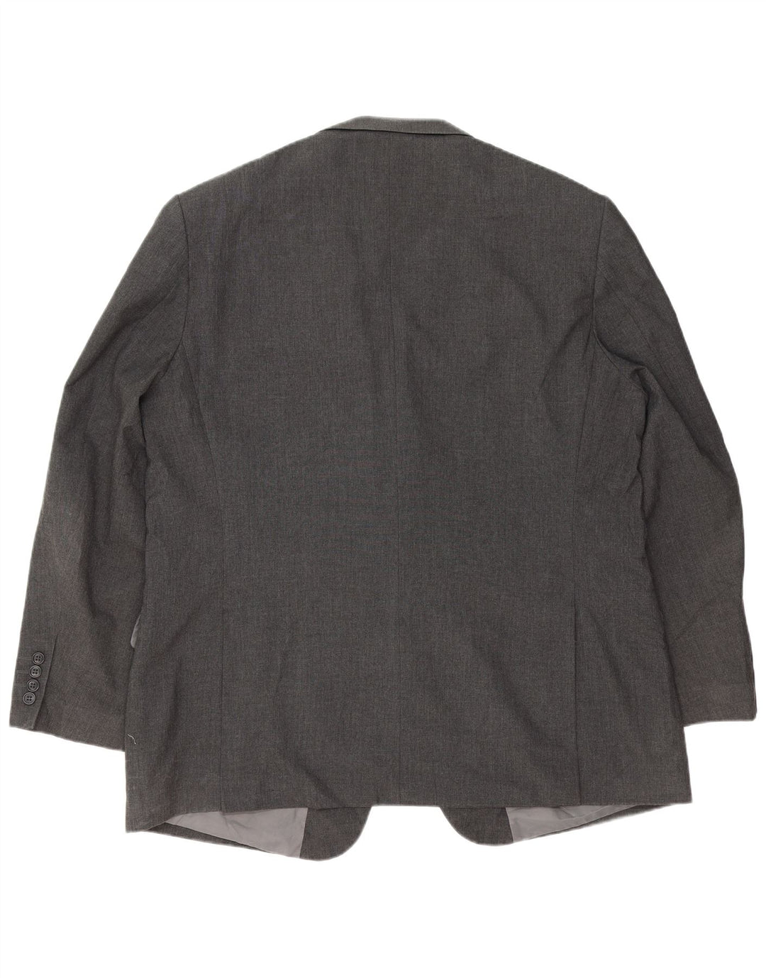 MARKS & SPENCER Mens 2 Button Blazer Jacket UK 42 XL Grey Polyester