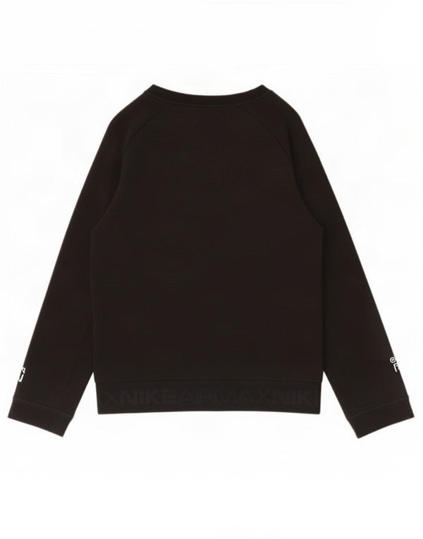 Nike Jungen-Sweatshirt mit Grafik, 12–13 Jahre, Größe L, Schwarz, Farbblock