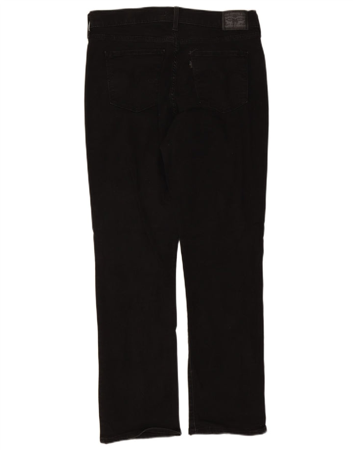 Levi's Damen Classic Straight Jeans W31 L30 Schwarze Baumwolle