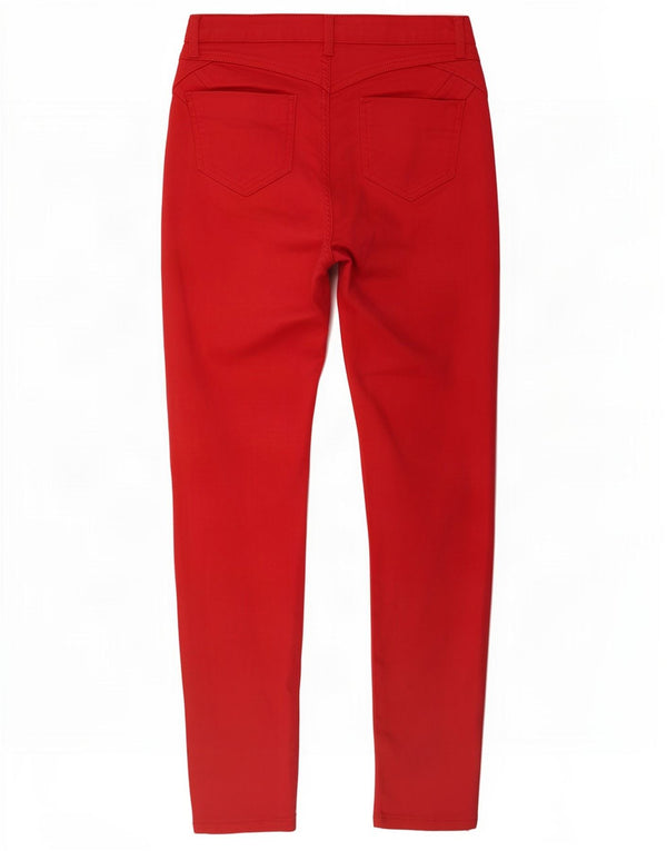 Marks & Spencer Damen Per Una Jegging Jeans UK 14 Large W30 L29 Rote Baumwolle