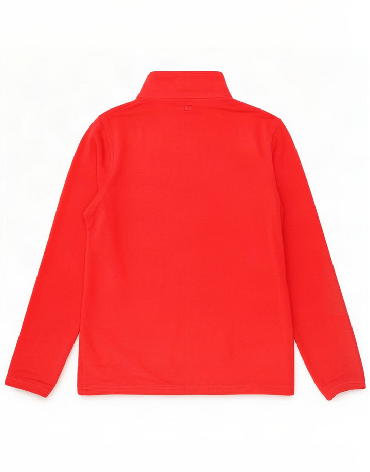 Mountain Warehouse Damen-Fleecepullover mit Reißverschluss, UK 14, mittelrot, Polyester