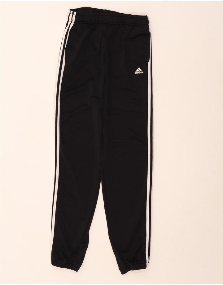 Adidas Jungen-Trainingshose, Jogginghose, 13–14 Jahre, schwarzes Polyester