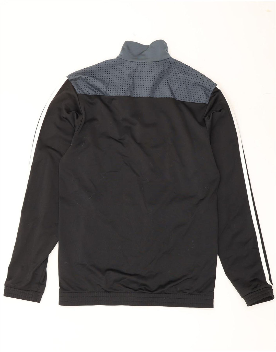 ADIDAS Mens Tracksuit Top Jacket UK 36/38 Small Black Colourblock Vintage Adidas and Second-Hand Adidas from Messina Hembry 