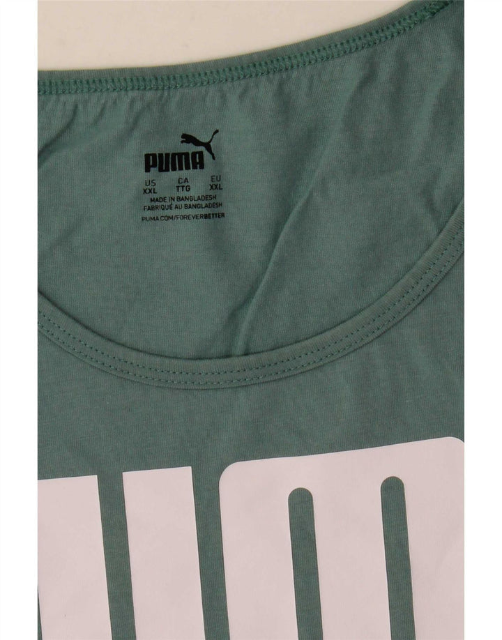 Puma Herren Graphic Vest Top 2XL Grün