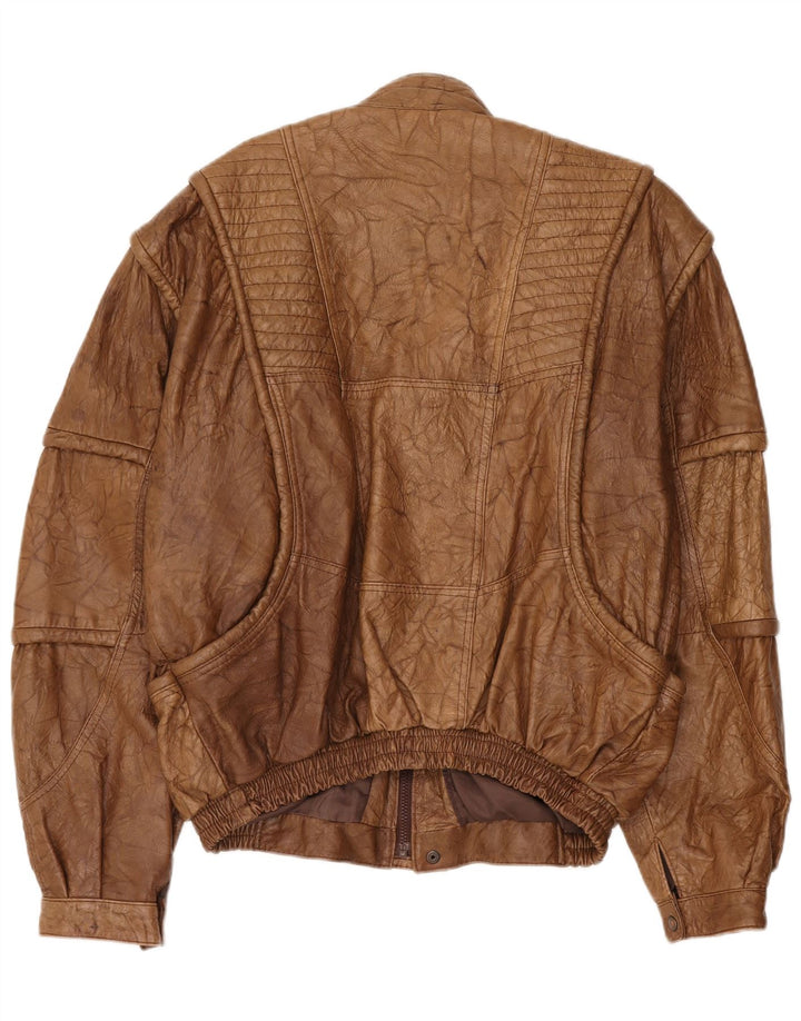 Vintage Herren Lederjacke UK 42 XL Braun