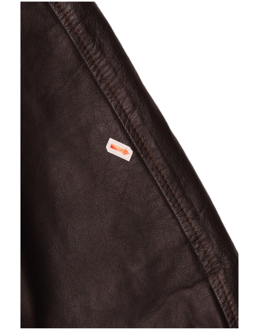 VINTAGE Herren Lederjacke UK 42 XL Braunes Leder