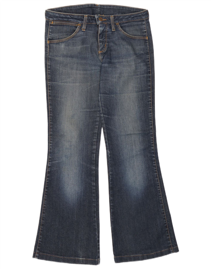 Wrangler Damen Schlagjeans W29 L30 Blaue Baumwolle