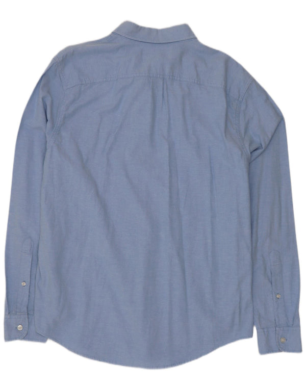 Abercrombie & Fitch Herrenhemd 2XL Blaue Baumwolle