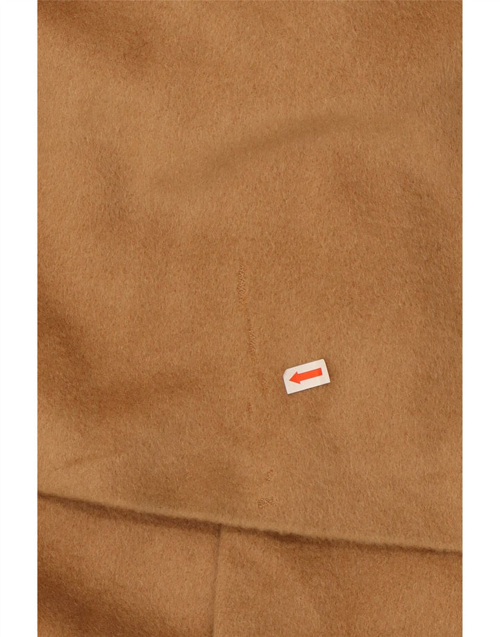 Max Mara Damen Zweireihiger Mantel UK 12 Medium Beige Camelhair Classic
