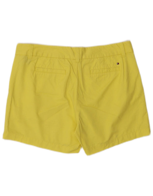 Tommy Hilfiger Damen Chino-Shorts US 10 Large W34 Gelbe Baumwolle