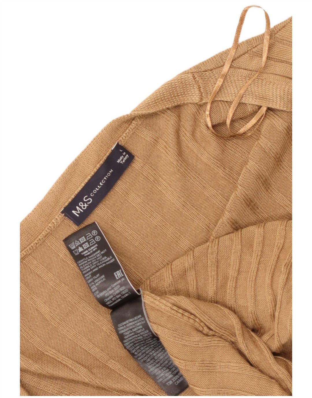 Marks & Spencer Damen Longline-Cardigan-Pullover UK 16 Large Braun