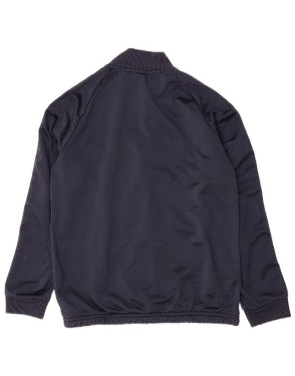 Adidas Jungen-Trainingsanzug-Top-Jacke, 11–12 Jahre, Marineblau, Farbblock