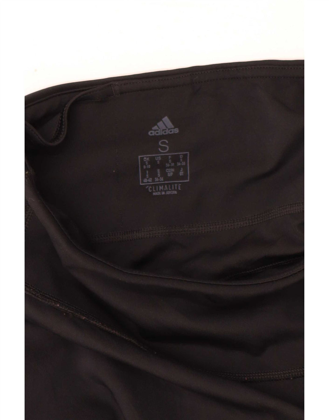 Adidas Damen Climalite Leggings UK 8/10 Small Schwarz