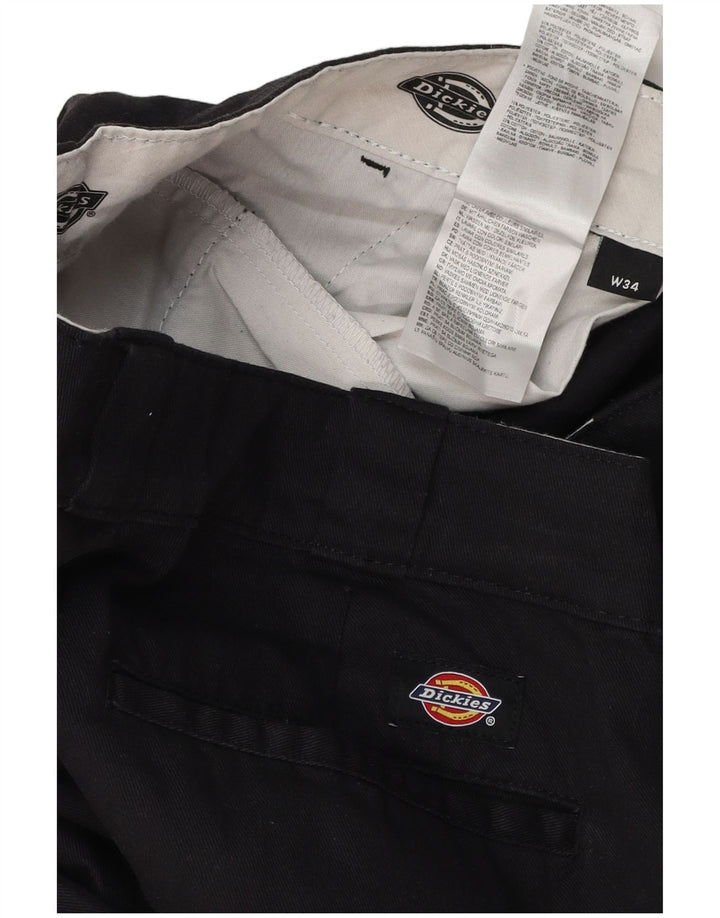 DICKIES Gerade Chino-Hose für Herren, W34, L31, Schwarz, Polyester