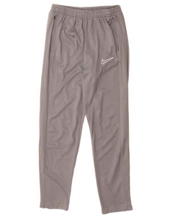 Nike Dri-Fit-Trainingshose für Jungen, 12–13 Jahre, groß, graues Polyester