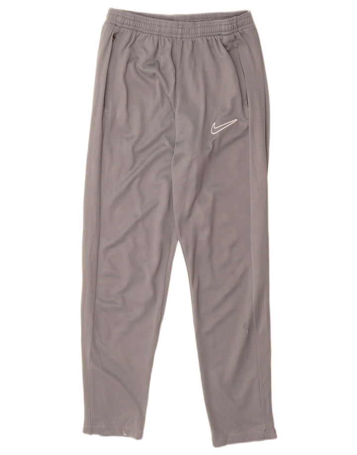 Nike Dri-Fit-Trainingshose für Jungen, 12–13 Jahre, groß, graues Polyester