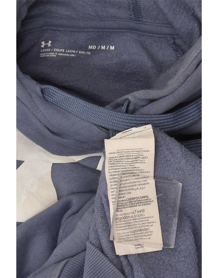 Under Armour Herren-Kapuzenpullover mit Grafik, mittelblaue Baumwolle