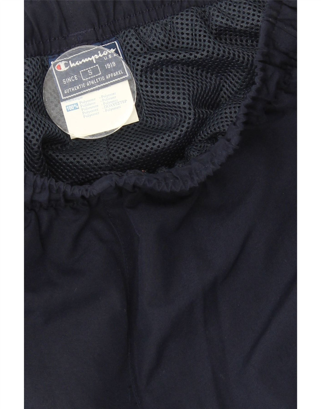 Champion Herren-Windbreaker-Hose, Größe S, Marineblau, Polyester