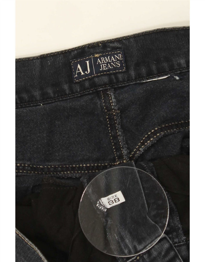Armani Herren Straight Jeans W38 L27 Marineblau