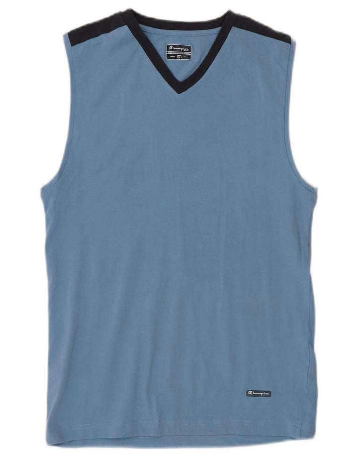 CHAMPION Damen Weste Top UK 14 Large Blau