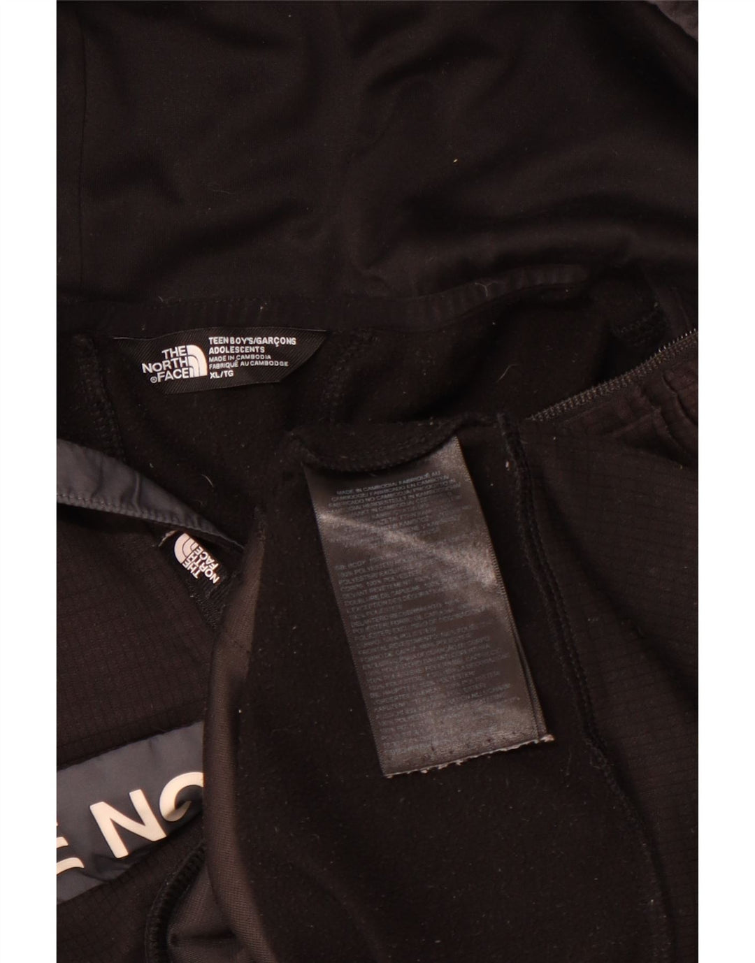 THE NORTH FACE Jungen-Pullover mit grafischem Kapuzenpullover, 14–15 Jahre, XL, Schwarz