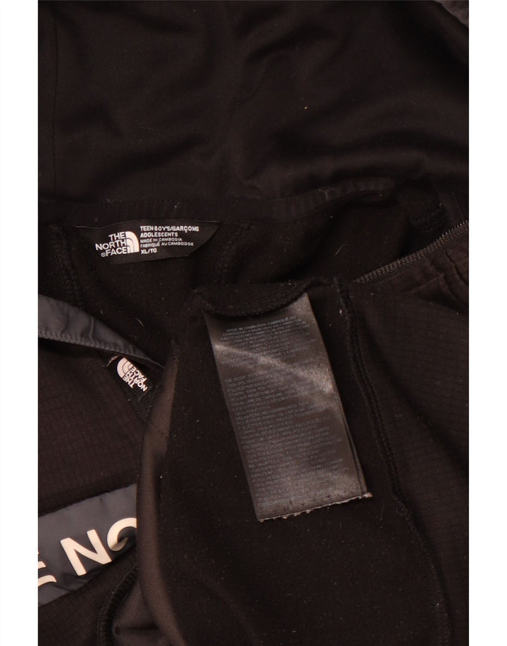 THE NORTH FACE Jungen-Pullover mit grafischem Kapuzenpullover, 14–15 Jahre, XL, Schwarz