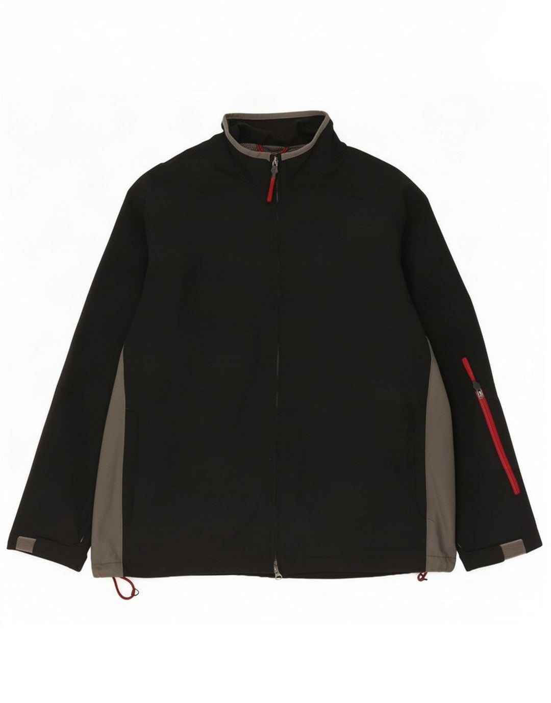 Gap Herren-Trainingsanzug-Oberteil, Jacke XL, schwarzes Colourblock-Nylon