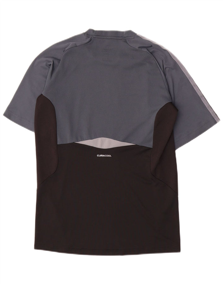 Adidas Herren Climacool T-Shirt Top Small Schwarz Colourblock