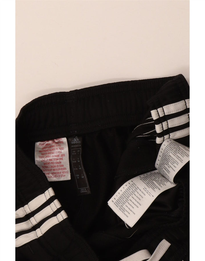 ADIDAS Jungen-Trainingshose, Jogginghose, 13–14 Jahre, schwarzes Polyester