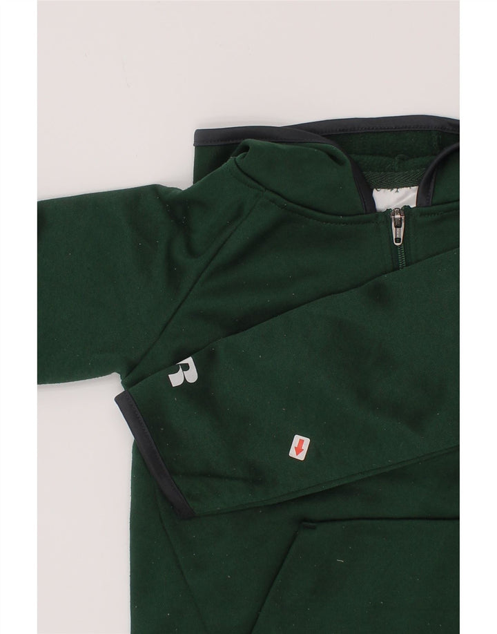 Russell Athletic Jungen-Kapuzenpullover mit Grafik, 2–3 Jahre, grünes Polyester