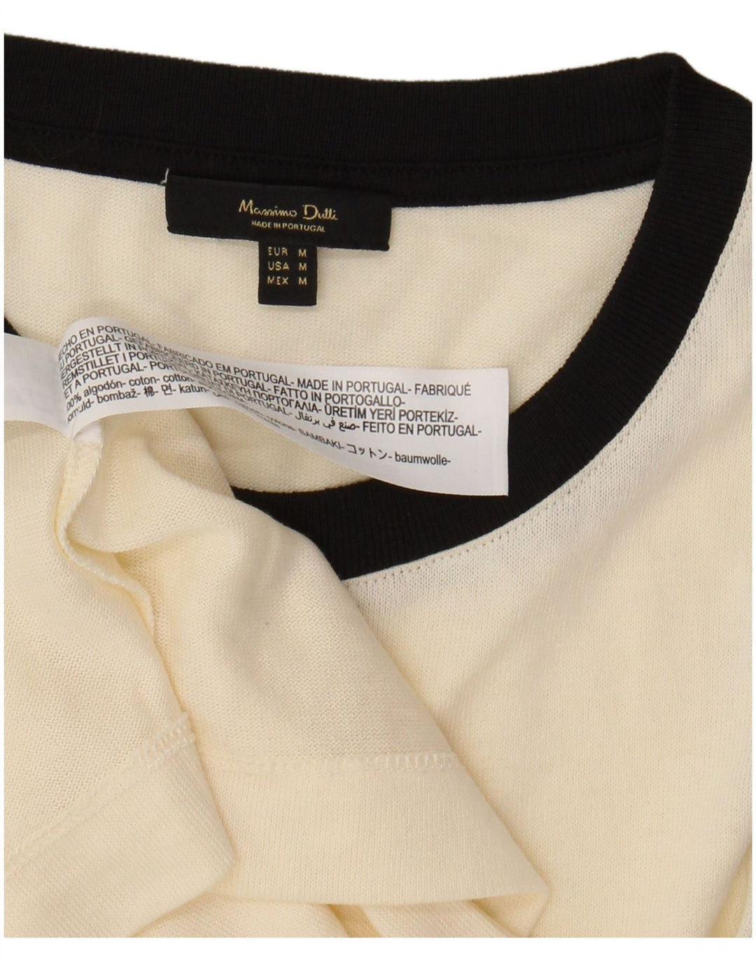 MASSIMO DUTTI Damen Weste Top UK 12 Mittelbeige Baumwolle