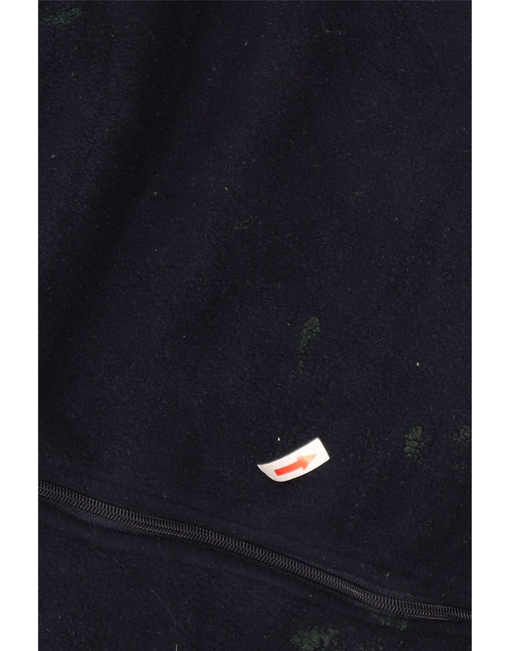 Reebok Herren Fleecejacke UK 40 Large Marineblau Polyester