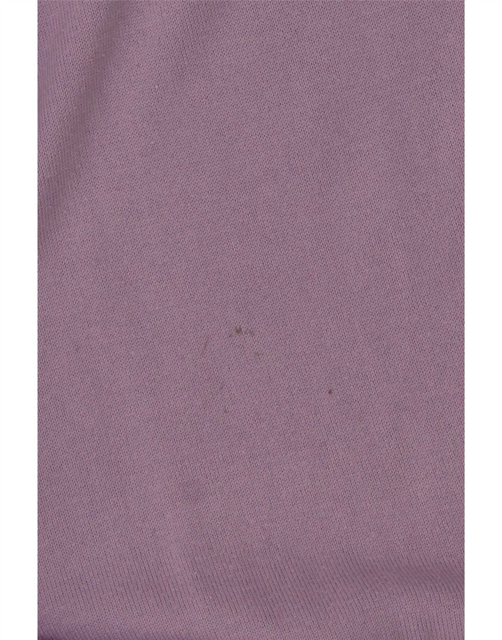 Lacoste Herren-Pullover mit V-Ausschnitt, Größe 5, groß, lila Baumwolle