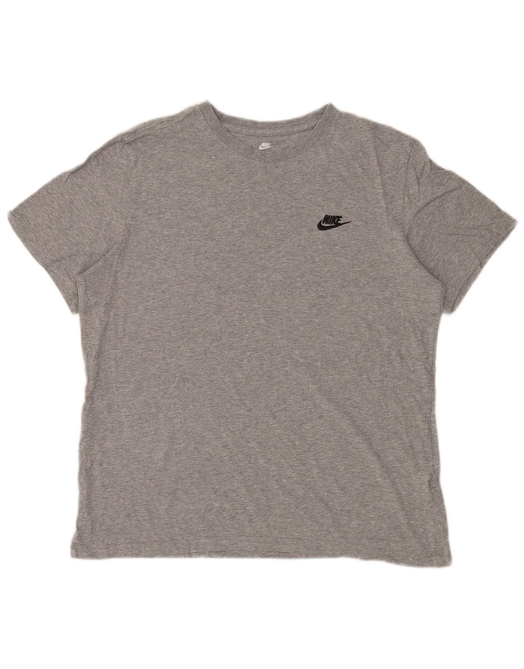 NIKE Herren T-Shirt Top Large Grau Baumwolle