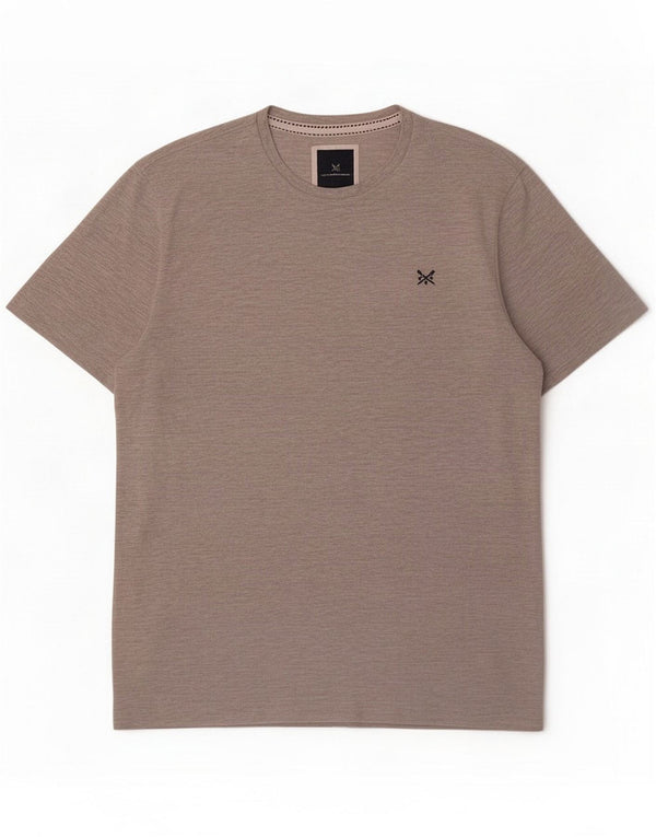 Crew Clothing Mens T-Shirt Top Medium Grey Cotton
