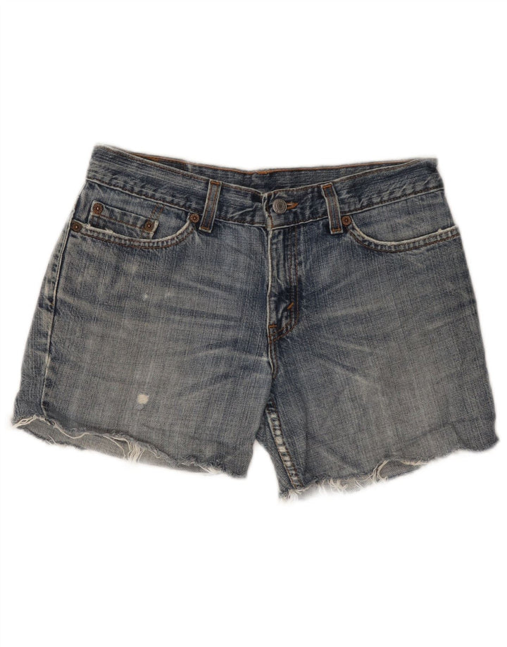 Levi's Damen 518 Jeansshorts W30 Mittelblau