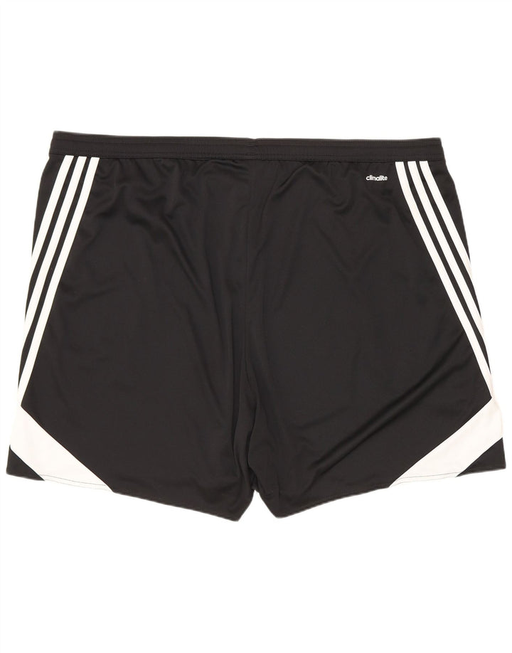 Adidas Herren Climalite Sport Shorts 2XL Schwarz Colourblock Polyester
