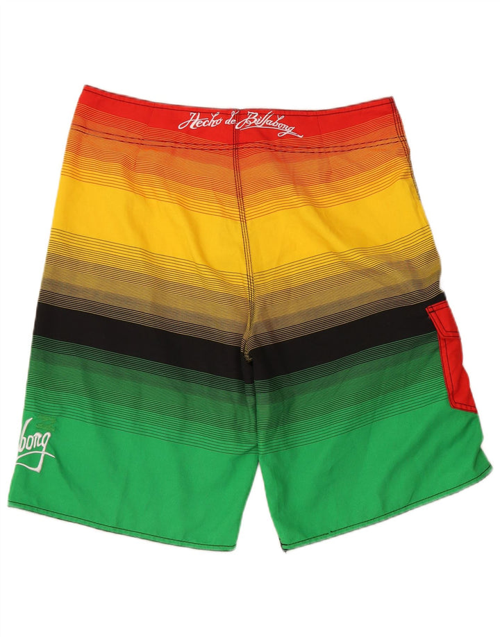 Billabong Herren-Badeshorts mit Grafik, groß, mehrfarbig gestreift