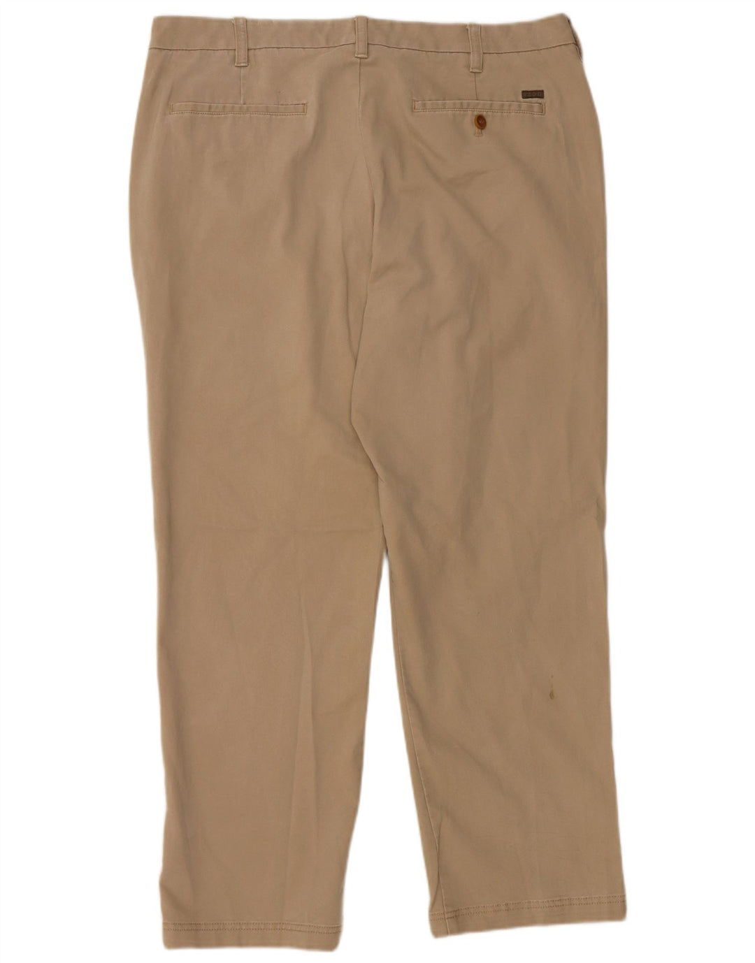 IZOD Herren gerade Chinohose W38 L30 Beige Baumwolle