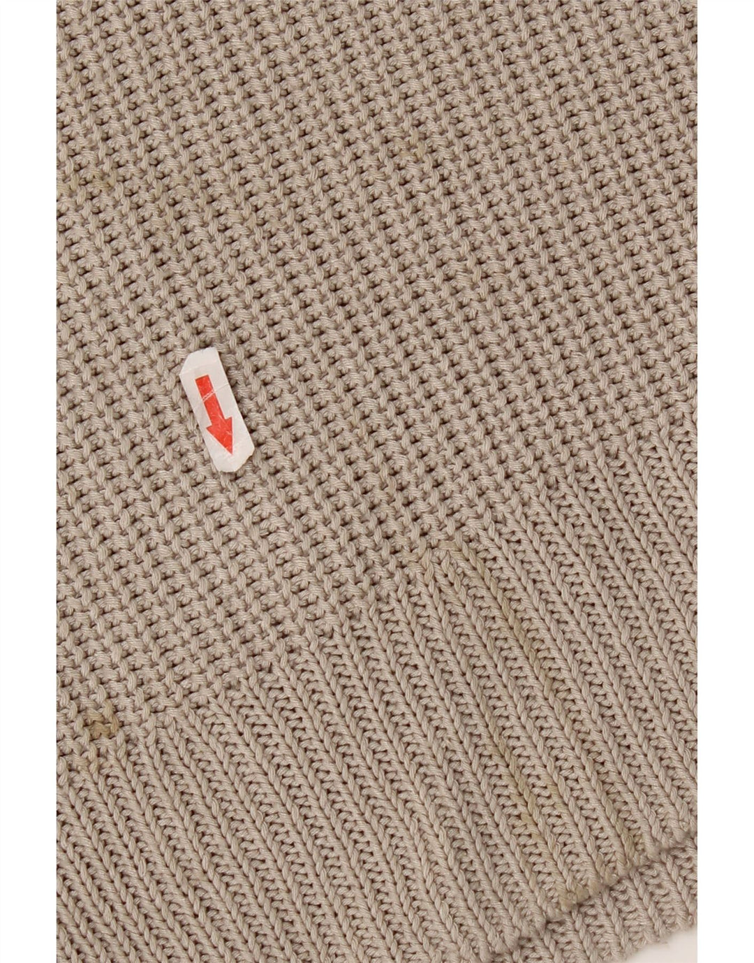 Zara Herren Weste Tank Top Small Braun Acryl