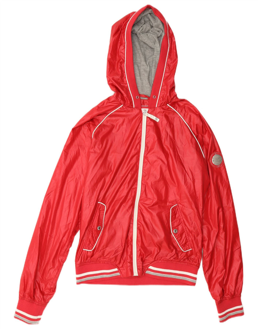 Champion Damen-Trainingsanzug mit Kapuze, Top-Jacke, UK 14, Mittelrot, Polyester