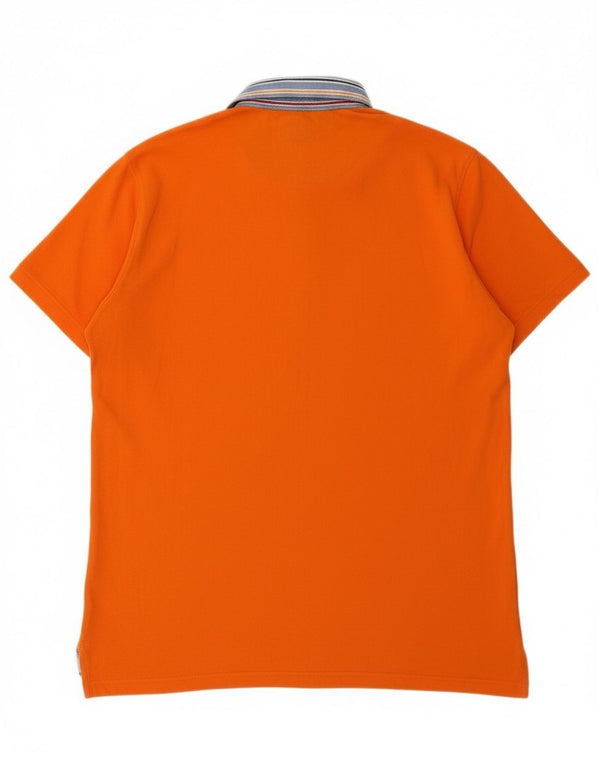 Harmont & Blaine Herren-Poloshirt mit normaler Passform, 3XL, Orange
