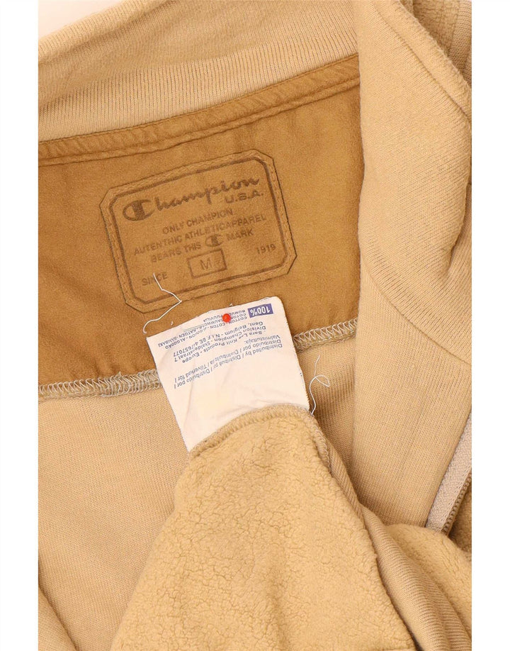 Champion Herren-Fleece-Trainingsanzug-Top-Jacke, mittelbeige Baumwolle