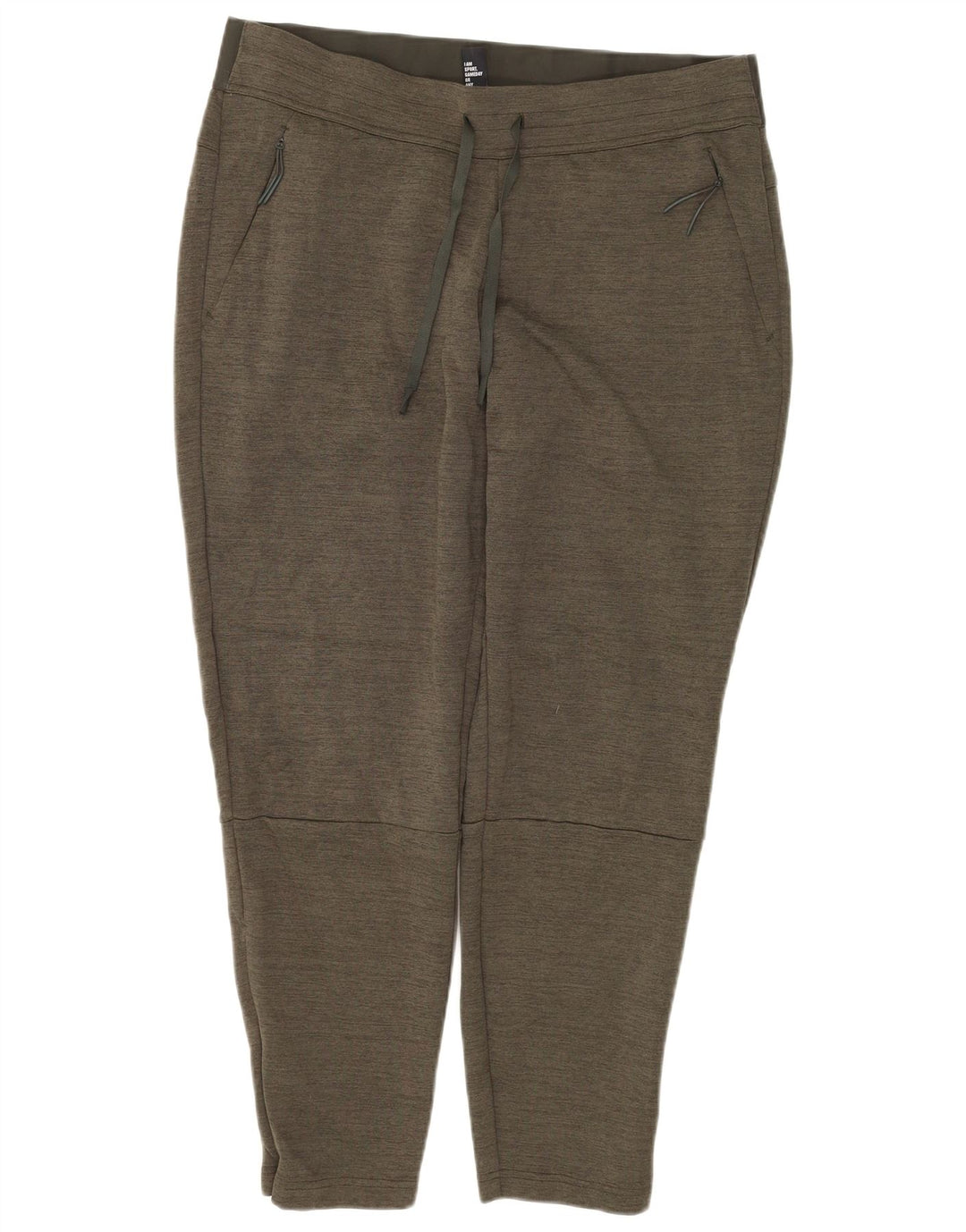 ADIDAS Damen Trainingshose UK 20/22 XL Khaki Flecked