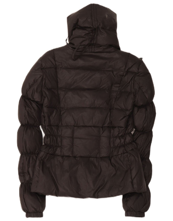 Guess Wattierte Damenjacke UK 14 Mittelschwarzes Nylon