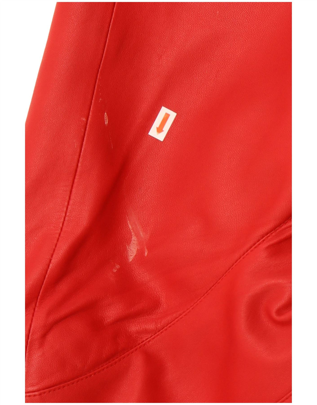 Vintage Damen Lederjacke UK 16 Großes rotes Leder