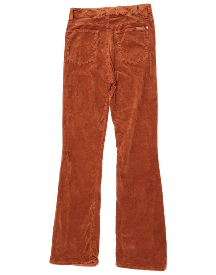 7 For All Mankind Damen Bootcut Freizeithose W28 L32 Braun